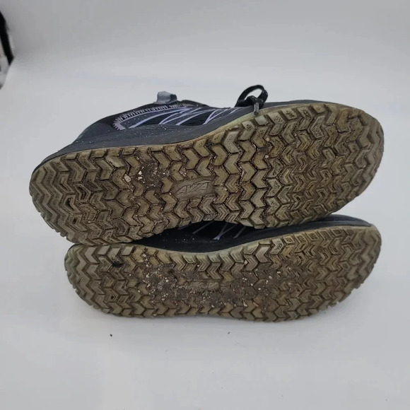 Avia Trail Running Shoes Womens Sz 8 Black Purple Trainers Sneakers Lace UP - Picture 6 of 10